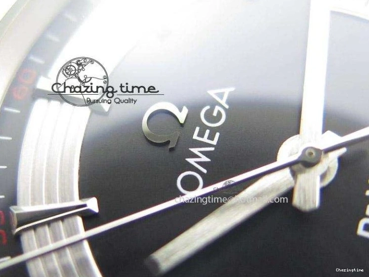 0401 De Ville Hour Vision Co-Axial 41mm SS V6F Best Edition Black Dial On SS Bracelet A BestValue 8277